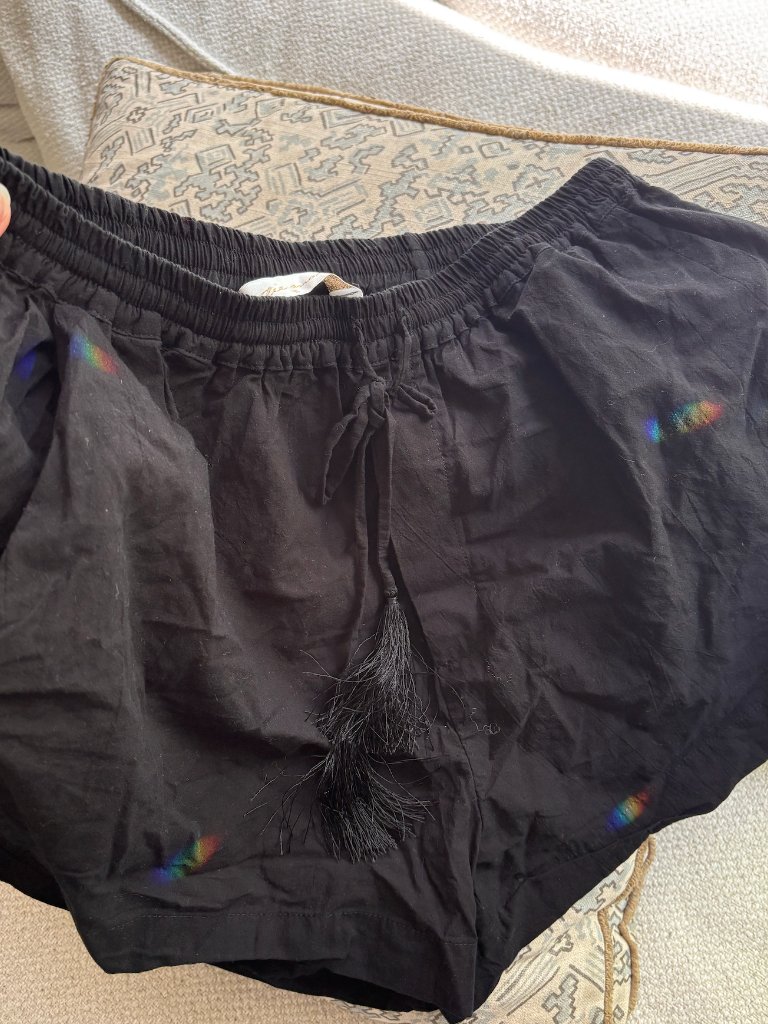 Black Natalie Martin Tash Shorts Brand New